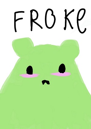 монстрик в зеленой кофте